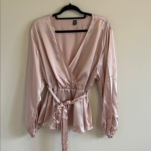 Plus - Silk Blouse - 3X